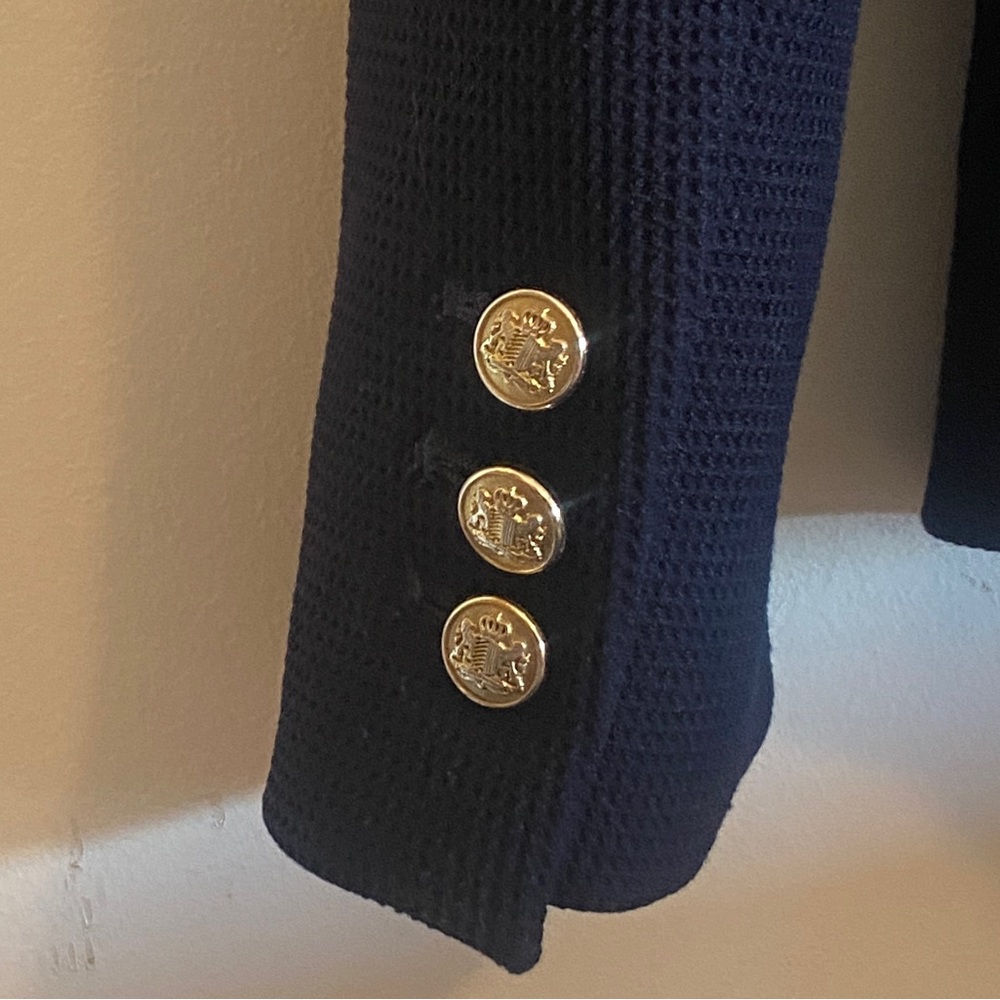 NWOT ZARA Woman Navy Blazer - Picture 8 of 12